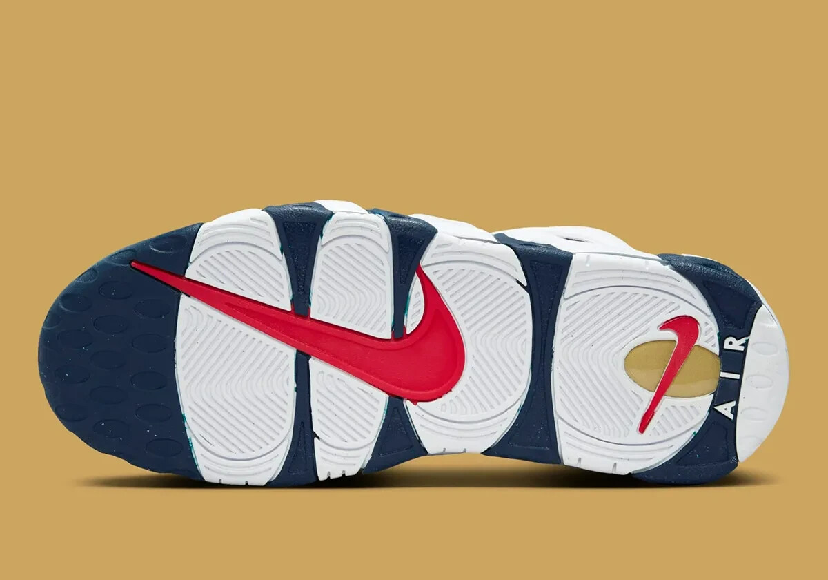 Nike Air More Uptempo '96 Shoes Olympic (2024) Navy White Nike Air More Uptempo '96 Shoes Olympic (2024) Navy White
