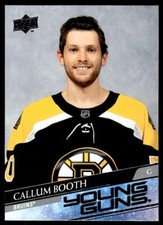 2020-21 Upper Deck Young Guns Callum Booth Rookie Boston Bruins #704 R105