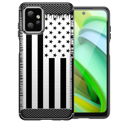 Case For [Moto G Power 5G 2023] [Flex TPU Fiber SET3] Slim Black Cover