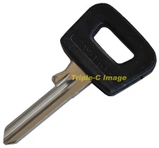 Genuine WASO WS key blank for your Triumph TR6  -  FR FZ WS codes