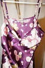 Morgan Taylor burgundy floral print XS chemise — photo 6