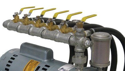 Six Valve Outlet for Rotary Vane compressors VO6N