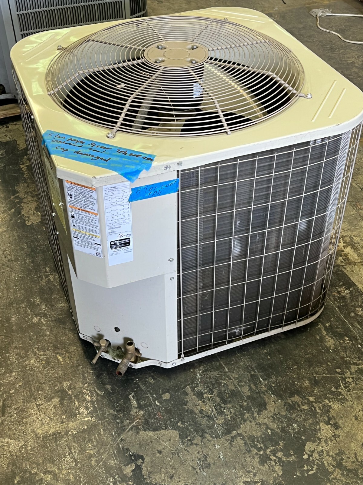 Payne PA15NC060A Central Air Conditioner Condenser Unit 5Ton 14SEER