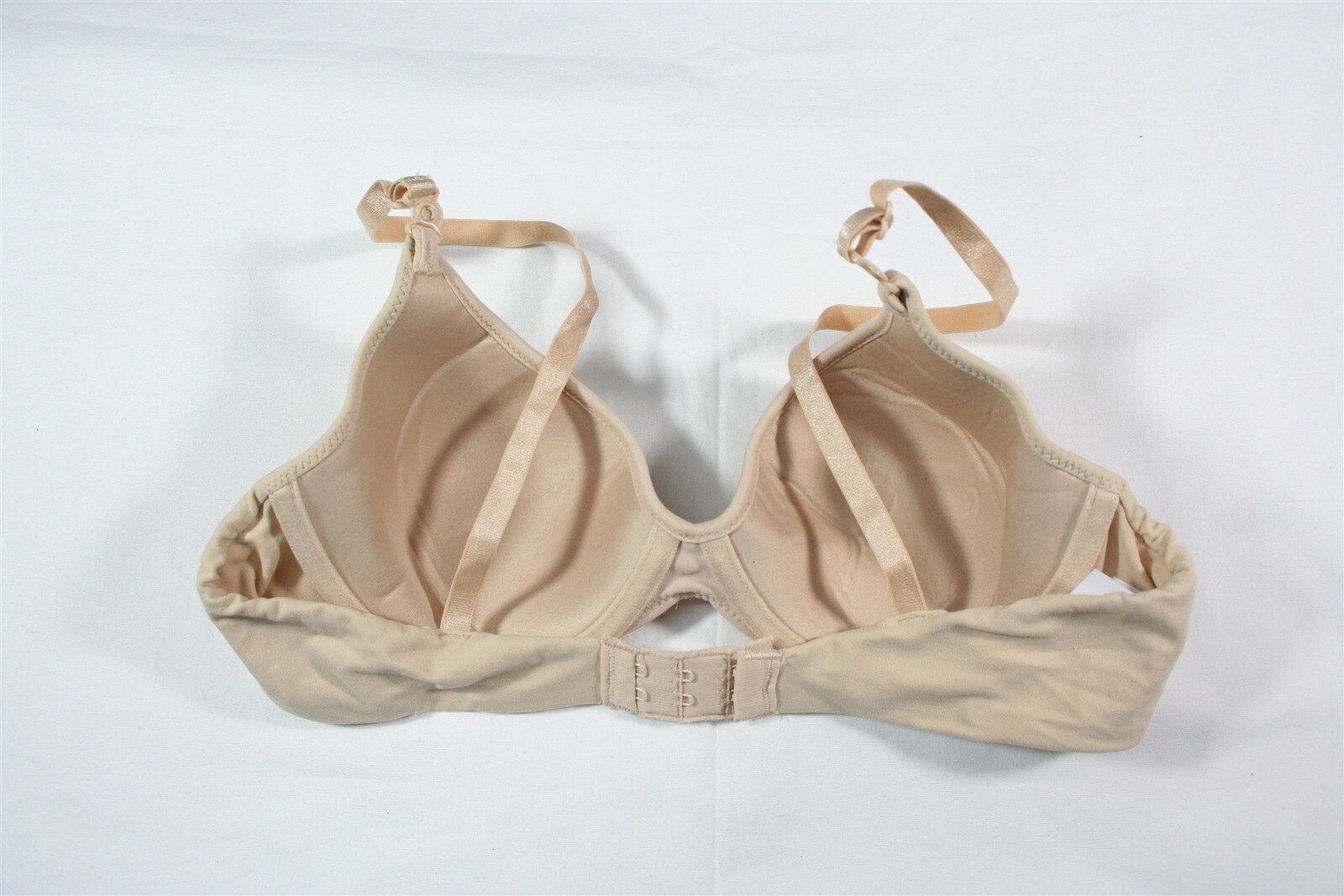 017X02 Hanes HU06 Ultimate Comfort Blend Wireless TShirt Bra 34A Beige