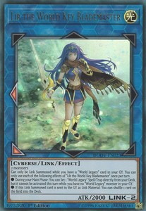 Lib the World Key Blademaster - DUOV-EN023 - Ultra Rare - 1st Edition x1 - Near