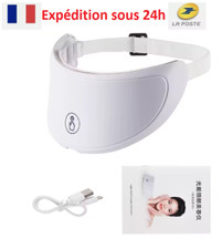 Masque cou LED, Machine de beauté à photons LED Rechargeable, 7 couleurs