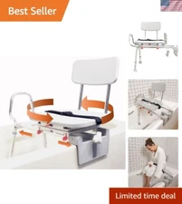 Swivel Tub Transfer Bench with 360 Seat for Safety & Comfort - FSA Eligible