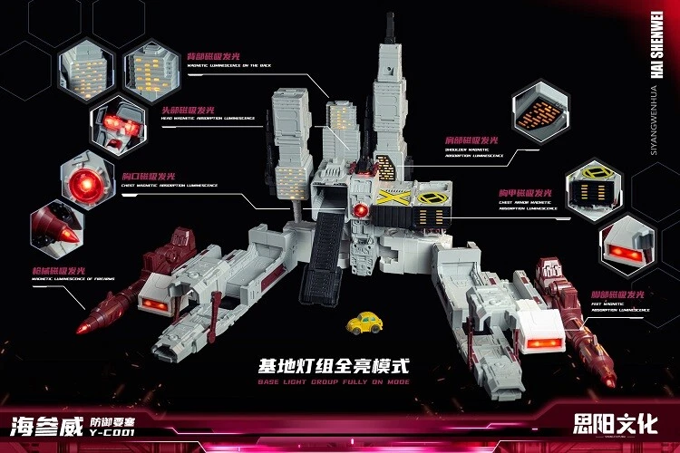 Siyang Culture Y-C001 Metroplex Transformable Toy Action Figure Pre-order - Image 3 of 4
