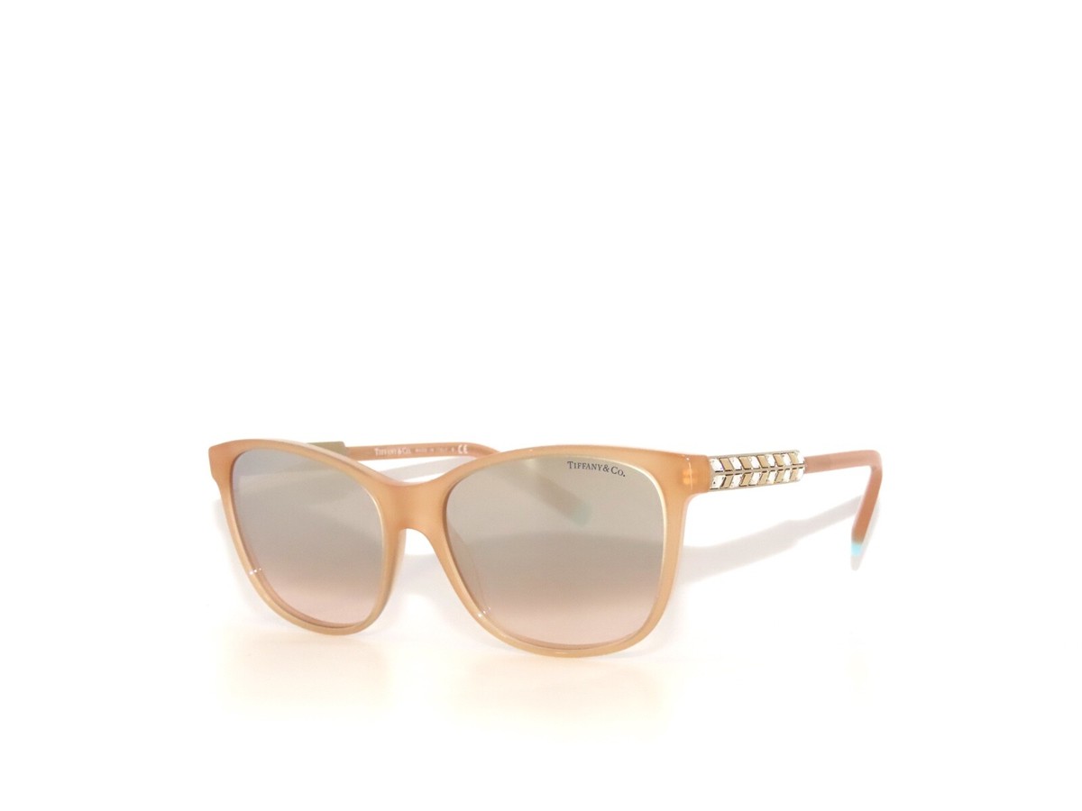 Tiffany & Co Sunglasses New Nude Brown Tiffany & Co Sunglasses TF 4196F 83523B 56-16-140 Solid Nude  main image 3