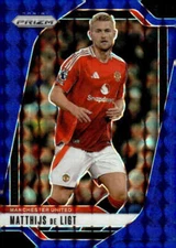 MATTHIJS DE LIGT 2024-25 Panini Prizm EPL Blue Mosaic #125 Premier Lea ID:136803