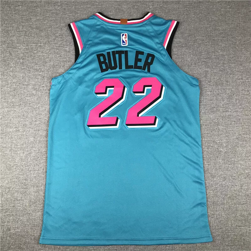 Jimmy Butler Miami Heat #22 City Blue New Mens Jersey - clothing