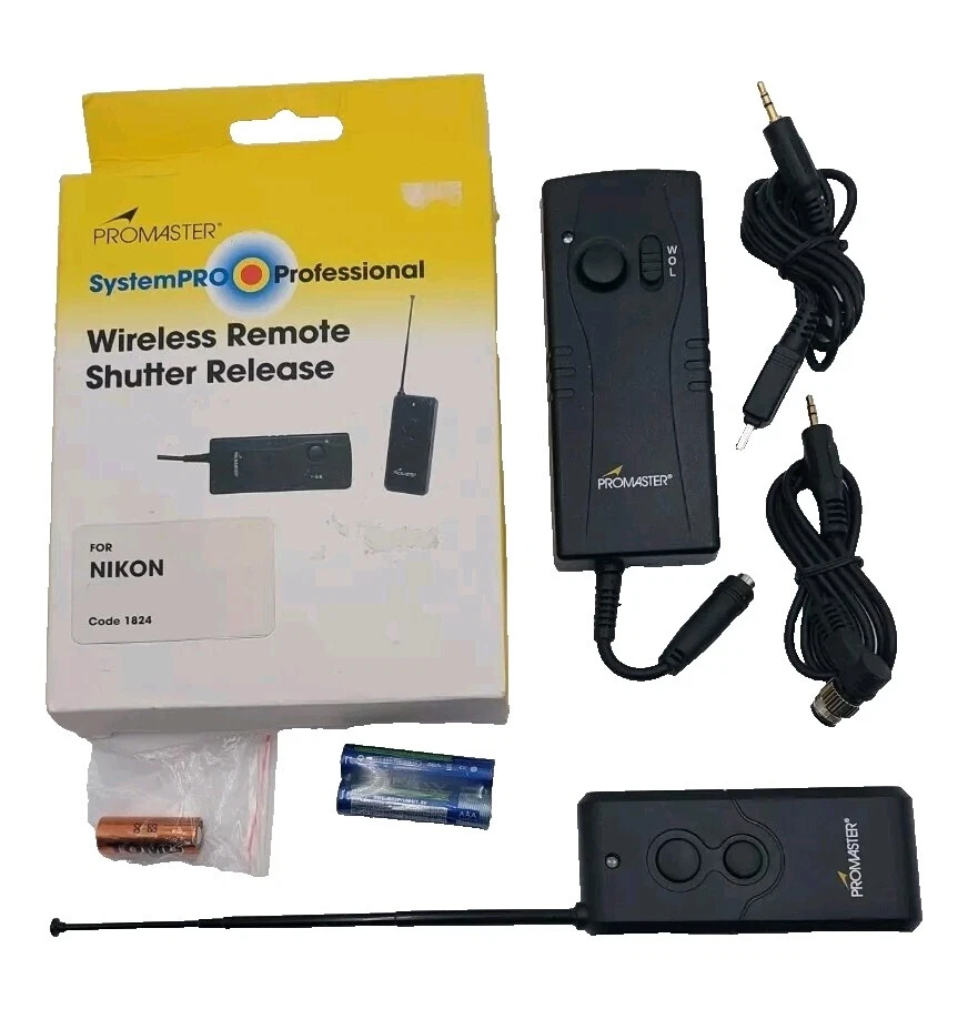 Versiones de obturación ProMaster Cámara mandos a distancia y para Nikon