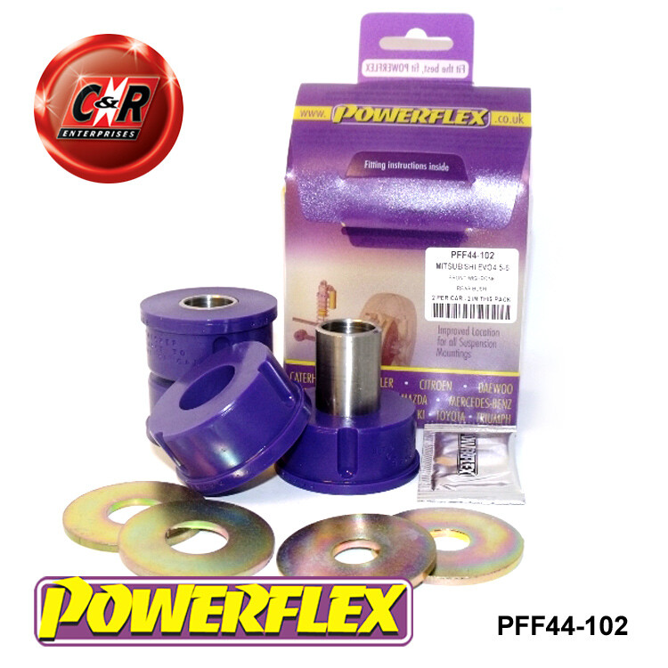 Powerflex Anteriore Forcella RR Spazzole per Mitsubishi Evo Rs / GSR 4+5+6