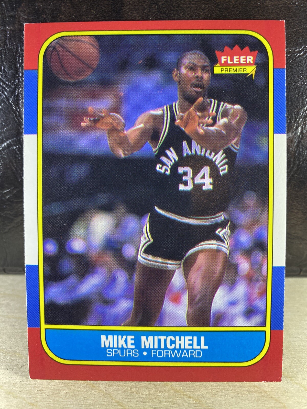 1986-87 Fleer Mike Mitchell #74 San Antonio Spurs