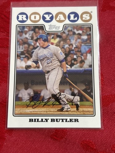 2008 Topps # 429 Billy Butler Baseballkarte - Bild 6 von 7