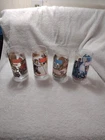 vintage return of the jedi 1983 Set Of 4 Glasses Burger King Coca Cola