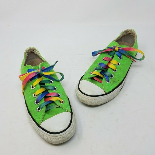 neon lime green converse