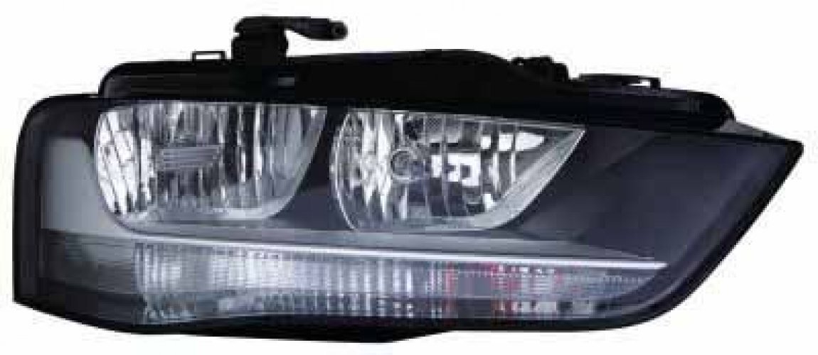 Phare avant droite pour Audi A4 2011-2015 avec lentille anti-jaunissement