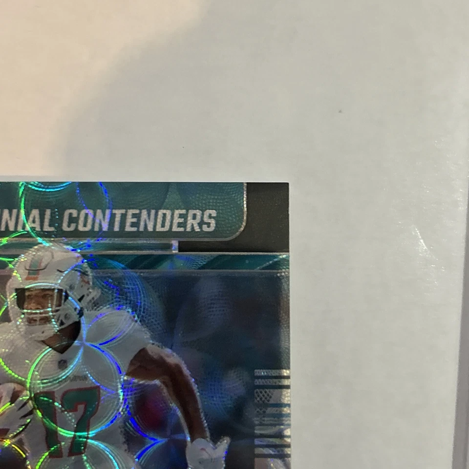 2022 Contenders Optic Jaylen Waddle Perennial Black Scope Auto #’d /15 - Image 4 of 4