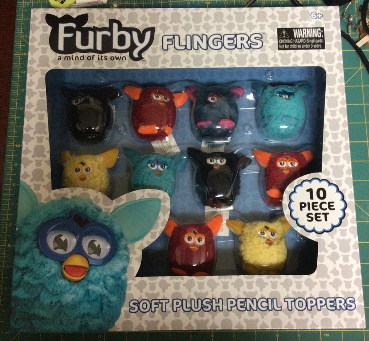 Furby Flingers Soft Pencil Toppers Plush Finger Puppet Hasbro 2013