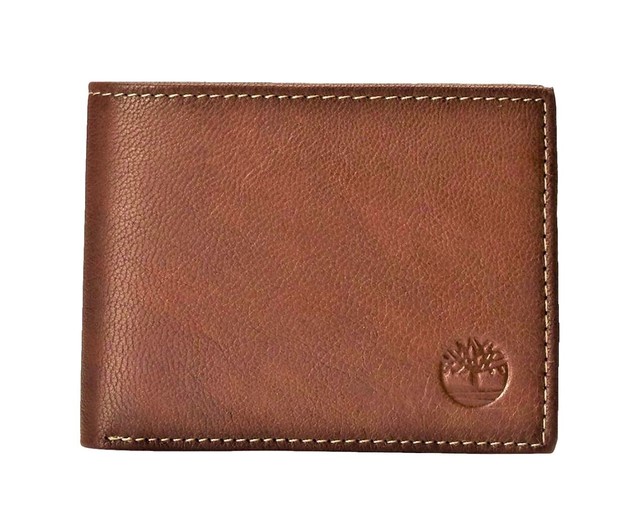timberland men's blix slimfold leather wallet