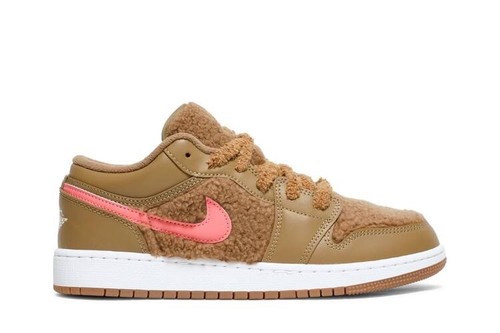 Nike Air Jordan 1 Low “Teddy Bear Brown Red Pink” GS Size 4Y-7Y  (DO2233-264) NEW | eBay