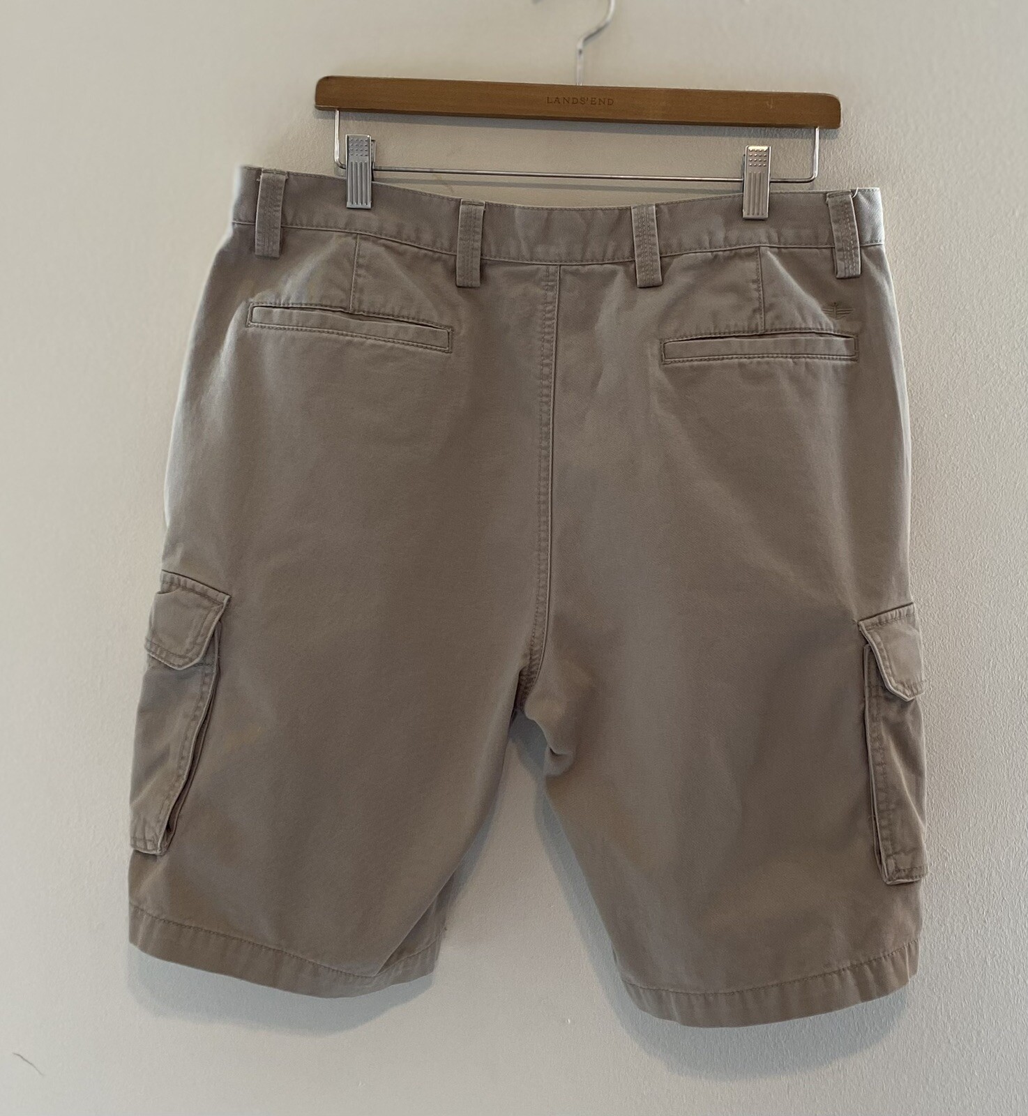 Dockers Cargo Shorts Size 36 Khaki 6 Pocket 100 cot… Gem