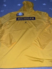 Michigan Wolverines Jordan 2024 Sideline Hoodie Performance LS T-Shirt XXL