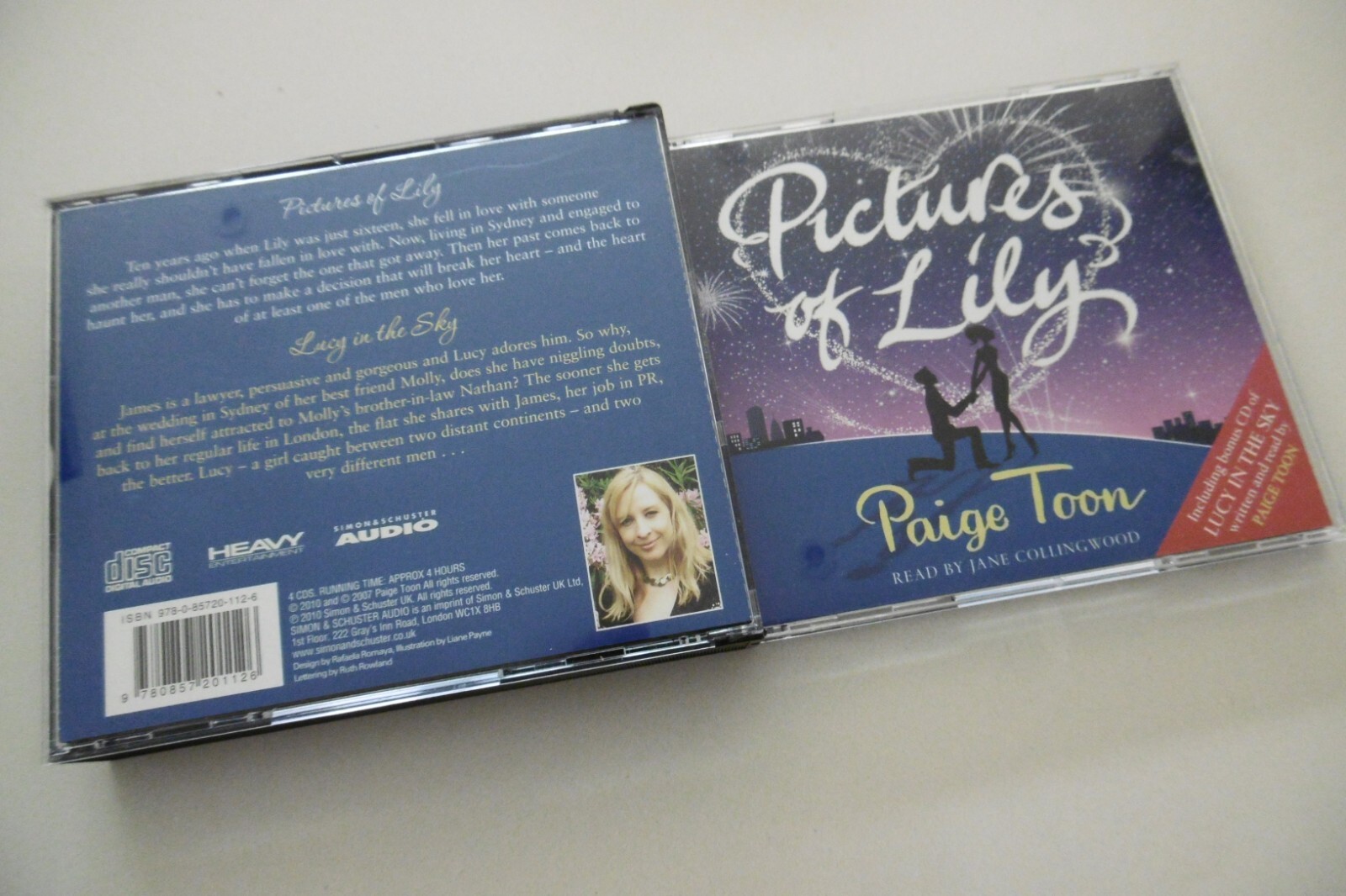 PICTURES OF LILY / LUCY IN THE SKY PAIGE TOON 4 CD AUDIOBOOK 4 HRS ROMANCE