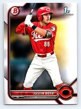2022 Bowman Draft #BD-13 Justin Boyd Cincinnati Reds