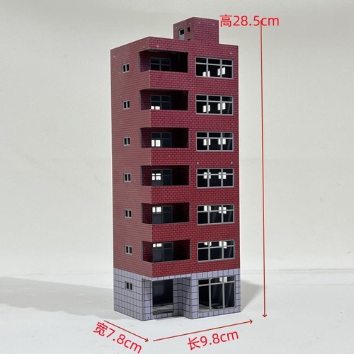 Diorama HO Scale Building Model Railroad Office Layout Architectural Model 1/87 - Picture 43 of 44