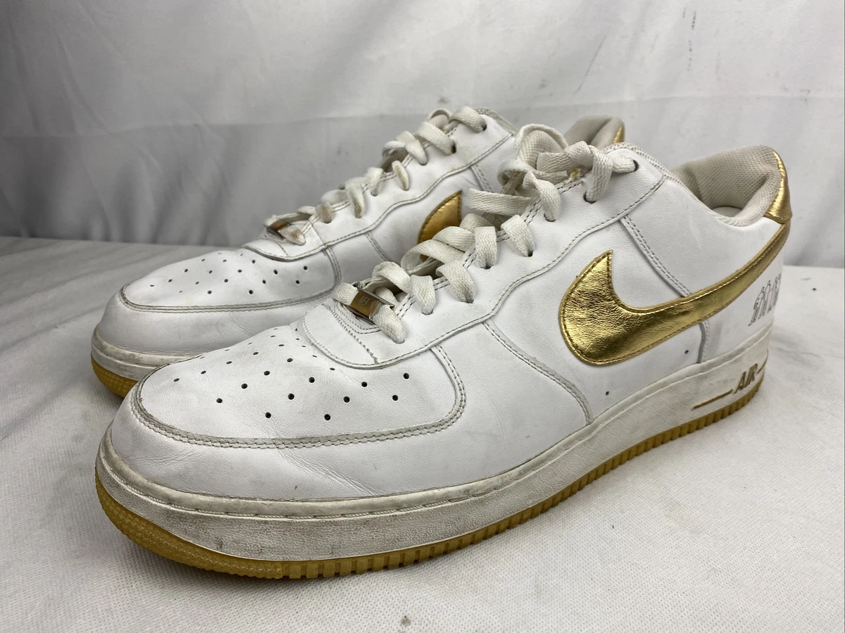 Nike air force top 07 white gold