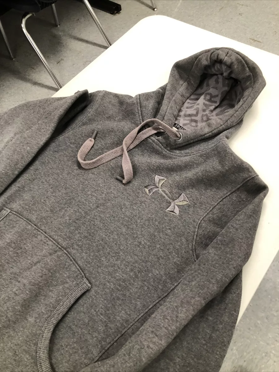Under Armour Cold Gear Storm Charged Cotton Logo Hoodie Sweatshirt Men s Small