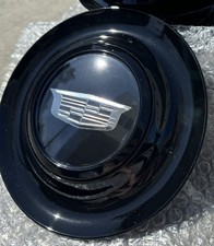 Black Floating Center Caps For Cadillac Forgiato Xl Hubcap Rim Emblem Black Floating Center Caps For Cadillac Forgiato Xl Hubcap Rim Emblem