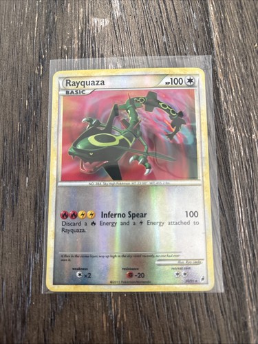 Pokémon TCG Rayquaza Call of Legends Holo Rare Card 20/95 Reverse Holo
