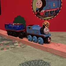 Thomas Friends Wooden Railway - Motorized Booster Steam Car Thomas - Working