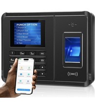Time Clock – App-Based Face, Card & Fingerprint Attendance Machine, No Monthly $