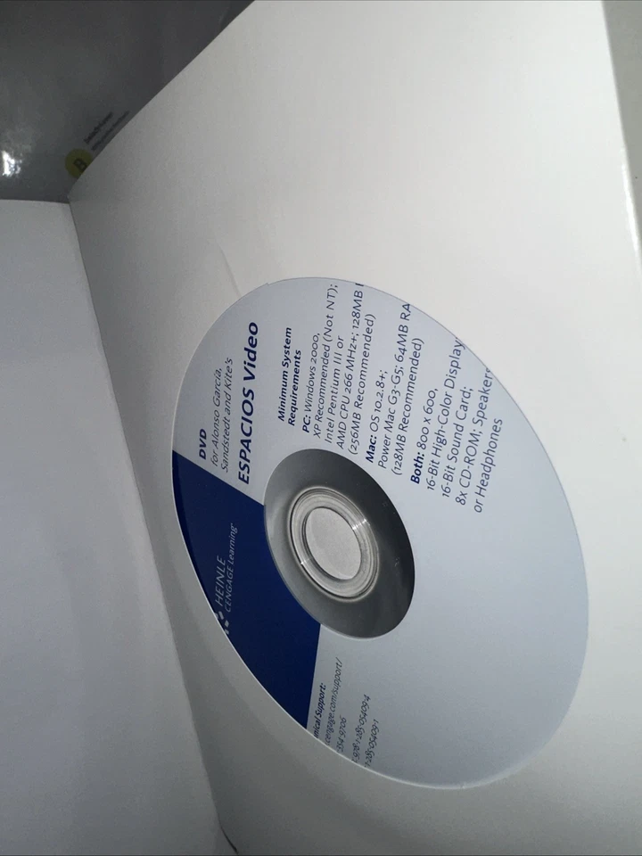 Espacios by Lynn Sandstedt and Ralph Kite Cenage Learning (Instructor's Edition) - Image 3 of 4