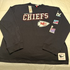 Mitchell  Ness Kansas City Chiefs Men's NFL Throwbacks Sweatshirt Size XL NWT