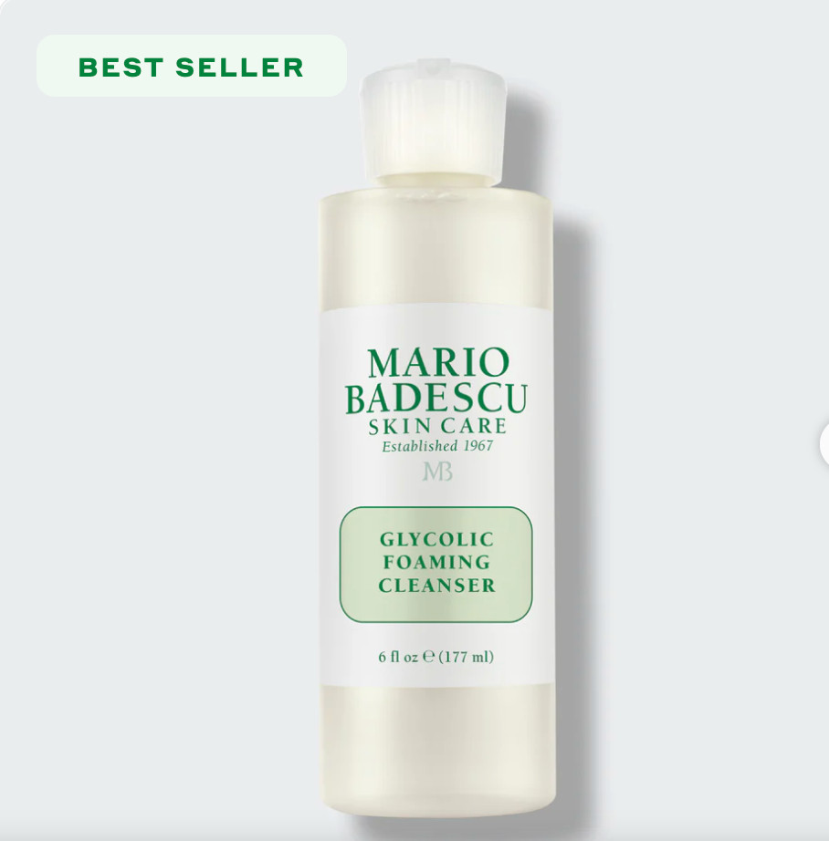 Mario Badescu GLYCOLIC FOAMING CLEANSER.  6 Fl Oz, NEW.