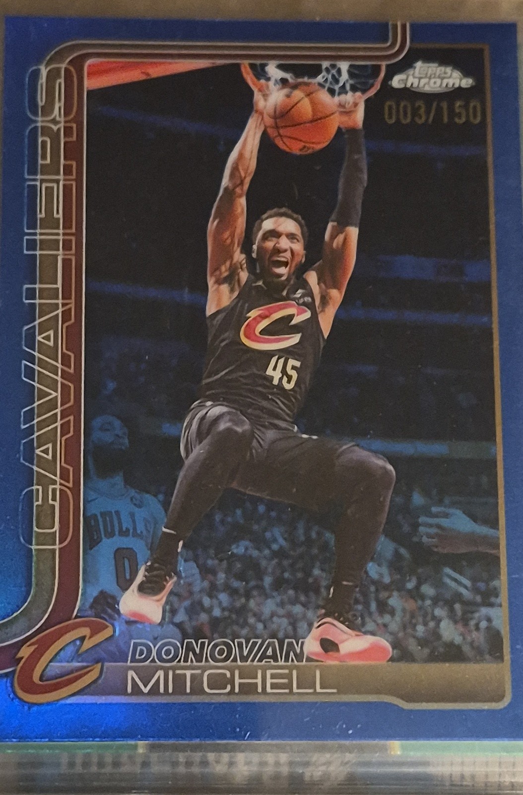2025-26 Topps Chrome - Donovan Mitchell #69 Blue Refractor /150