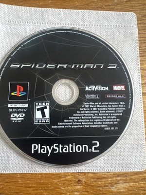 Spider-Man 3  PlayStation 2 PS2 DISC ONLY *Tested*