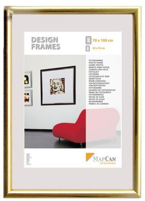 Kunststoff Bilderrahmen Design Frames gold, 21 x 29,7 cm  Bilderrahmen