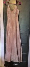 Windsor pink shimmer dress with pockets