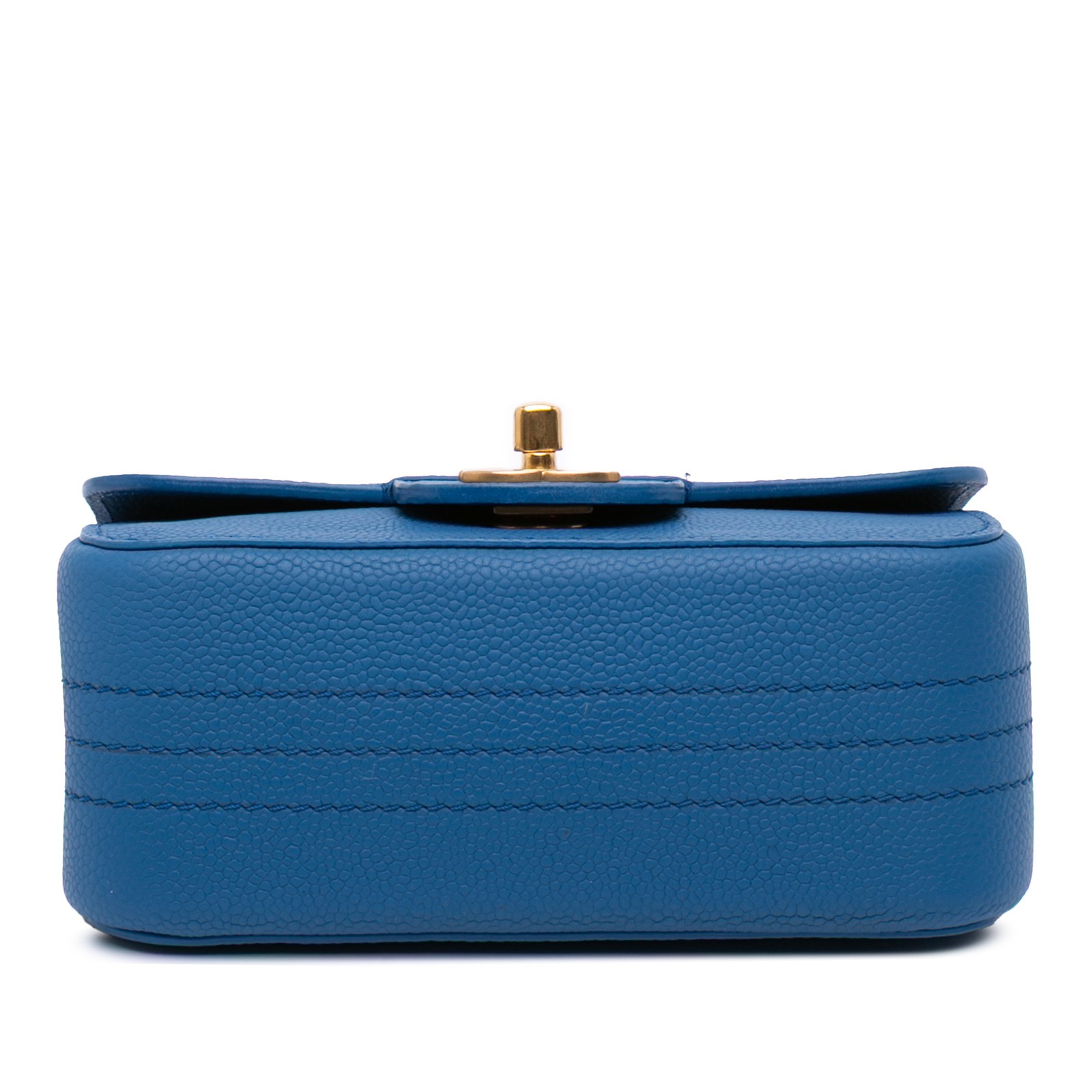 Authenticated Chanel Mini Square Pure Classic Cav… - image 3