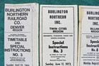 4x Burlington Northern Railroad Employee Special Instructions Denver Billings RR — photo 2
