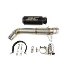 Slip on for Honda CBR1000RR 2008-2016 Exhaust System Mid Link Pipe Muffler Tips