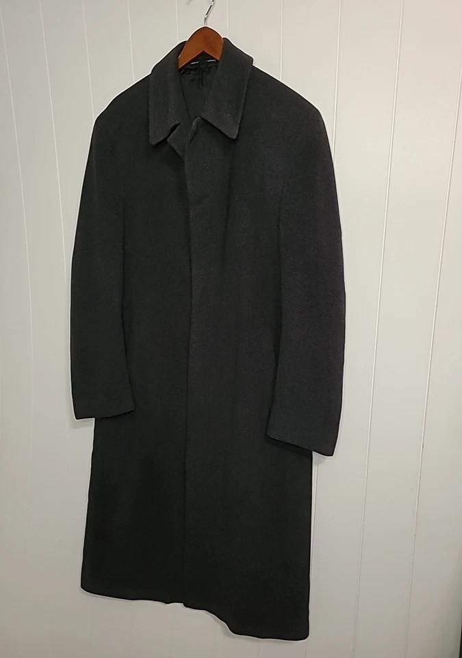 Gabardina Jones New York Hombre Lana Negocios Años 90 Y2K 44L Otoño Invierno Foto 2 de 4