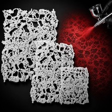 LiME LiNE 3-Piece Airbrush Texture Stencil Se...
