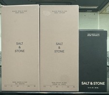 Salt  Stone Luxury Body Care Bundle 3 Pieces - Black Rose  Oud